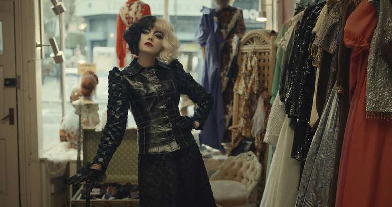 Emma Stone como protagonista do filme 'Cruella'