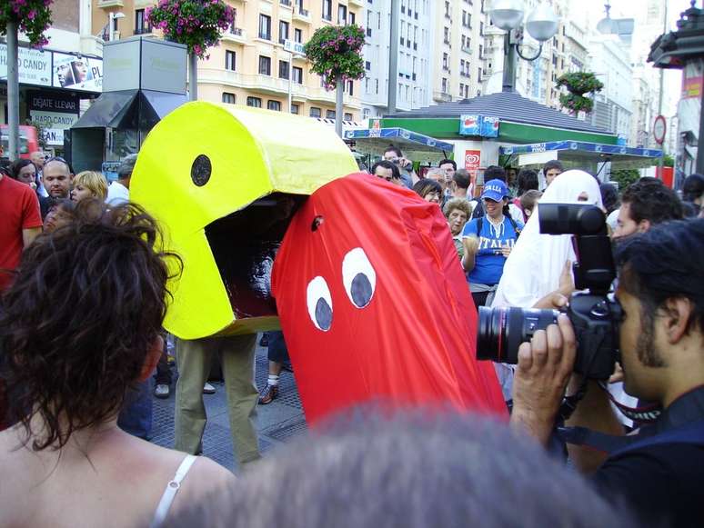 Dia do orgulho Geek em sua primeira edição em 2006, em Madrid