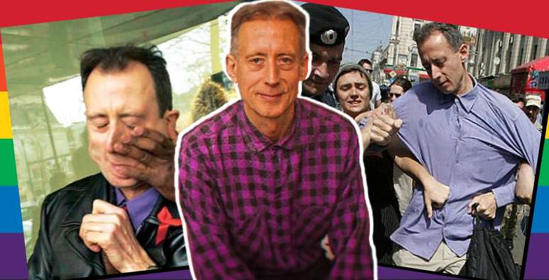 Cenas do documentário sobre Peter Tatchell: militância marcada por vitórias, ameaças e violência