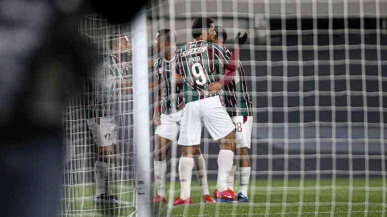 Fluminense venceu o River Plate fora de casa (Foto: Lucas Merçon/Fluminense FC)