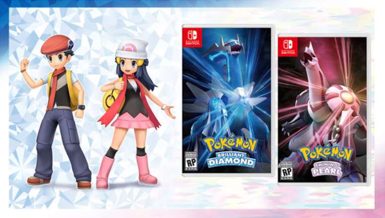 Pokémon Brilliant Diamond & Shining Pearl chegam a 19 de novembro