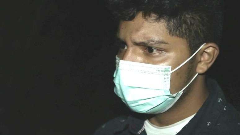 Jordy, de 17 anos, contou que estava fugindo da viol&ecirc;ncia de gangues na Guatemala