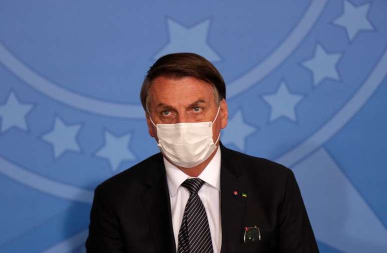 Presidente Jair Bolsonaro no Palácio do Planalto
26/05/2021
REUTERS/Ueslei Marcelino