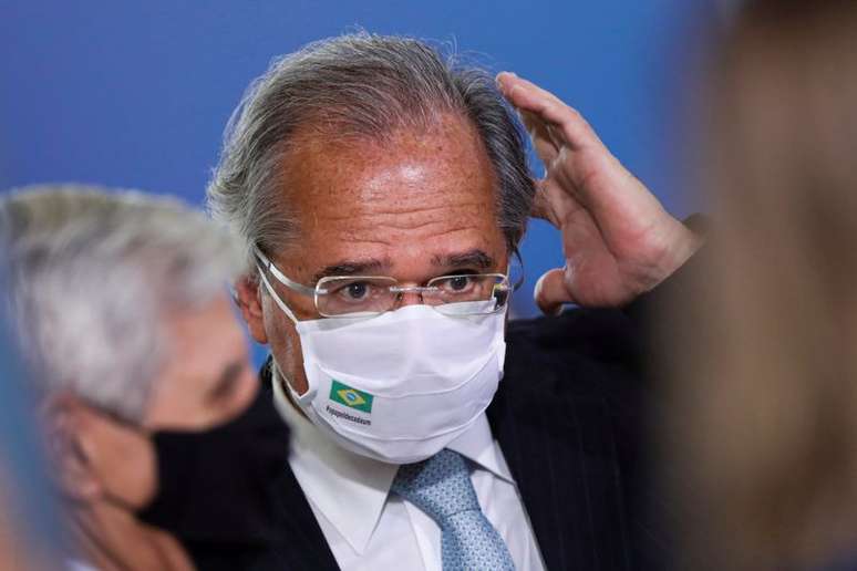 Ministro da Economia, Paulo Guedes January 12, 2021. REUTERS/Adriano Machado/File Photo