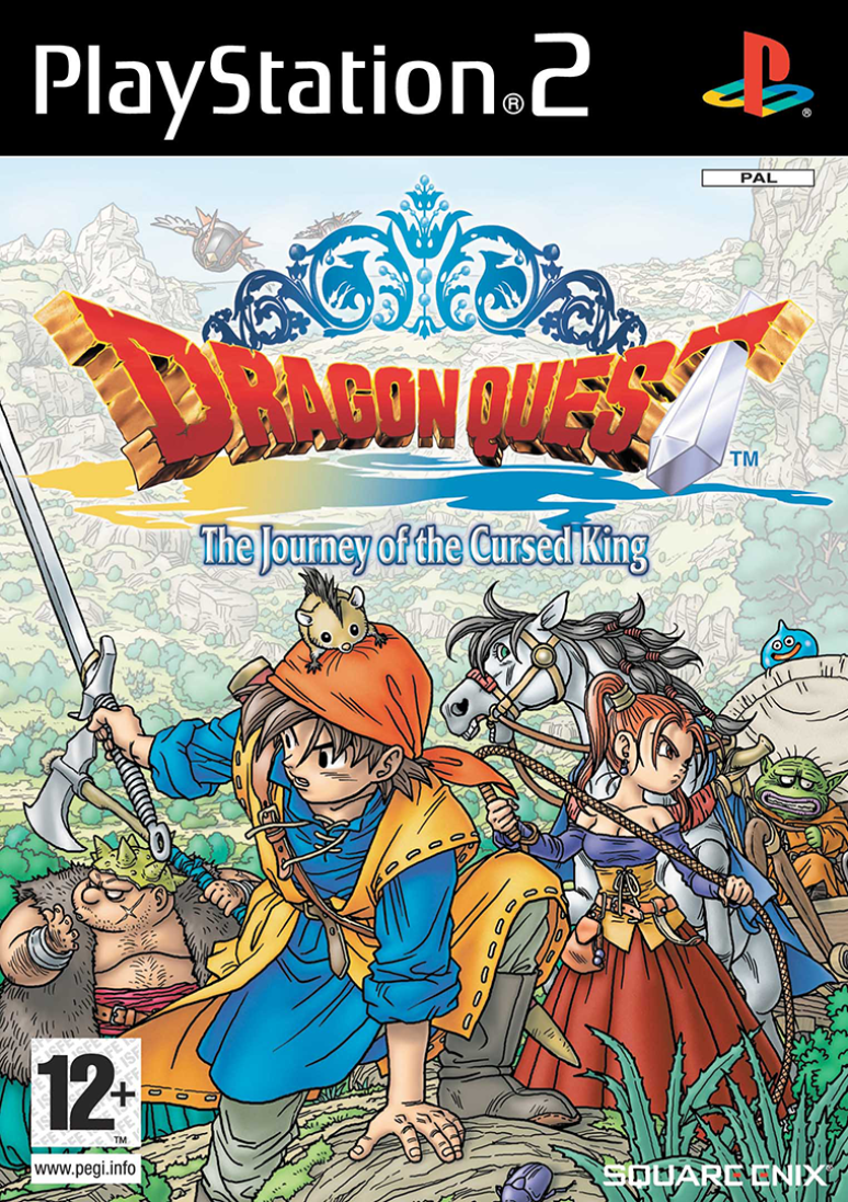 Capa de Dragon quest no PS2