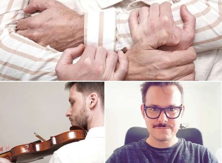 O texto escrito por Dan Rosseto (&agrave; direita) fala da finitude da vida em contraponto ao amor infind&aacute;vel