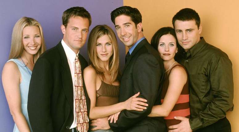 Protagonistas da série 'Friends'.