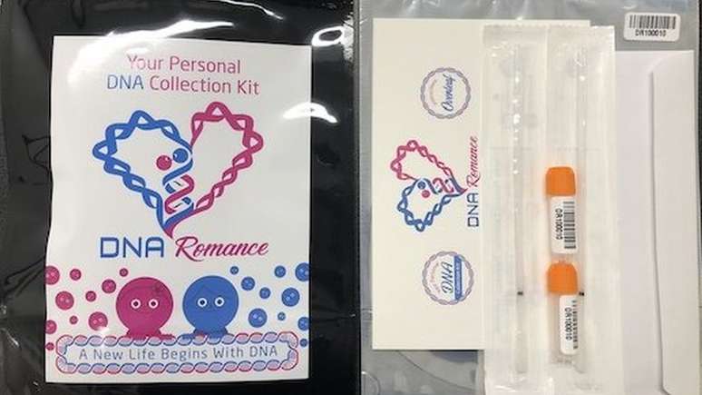 Os usu&aacute;rios do site DNA Romance s&atilde;o orientados a enviar uma amostra de sua saliva para an&aacute;lise ou submeter os dados brutos fornecidos por testes de ancestralidade