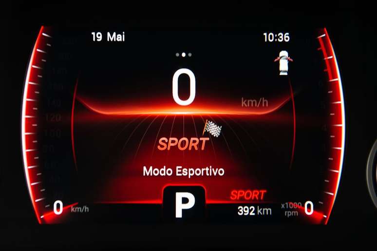 Novo Caoa Chery permite modos de condução Sport e Eco.