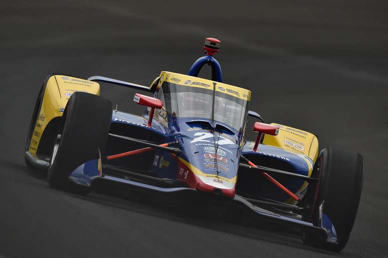 Alexander Rossi tentava um milagre para voltar para a corrida 