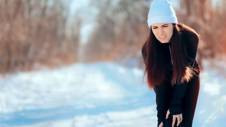 O frio intensifica as dores