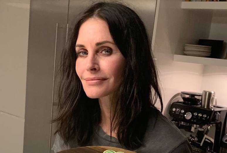 A atriz Courteney Cox, que interpreta Monica em 'Friends'