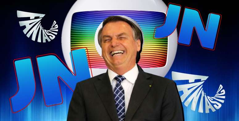 “Não vejo a Globo, tá ok?”: o presidente adoraria ter assistido à cobertura dos protestos contra ele no canal do clã Marinho