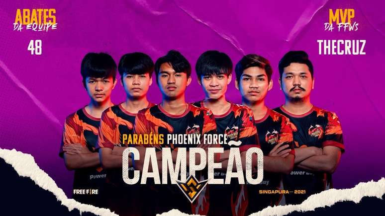 FF: Phoenix Force frustra LOUD e Fluxo e é campeã mundial de Free Fire