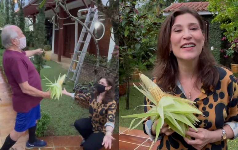 Ary Fontoura benze Beth Goular com um milho, em vídeo nas redes sociais