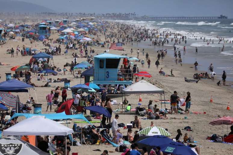 Fim de semana do feriado em Santa Monica, na Calif&oacute;rnia
 30/5/2021  REUTERS/David Swanson 