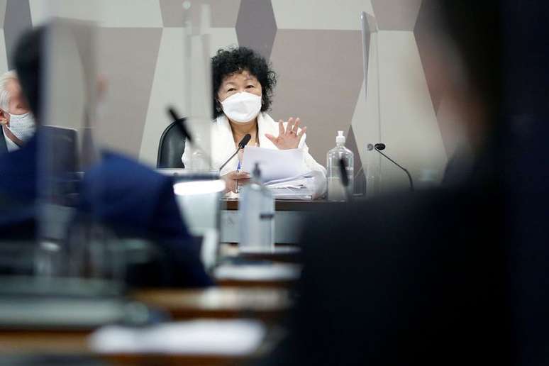 Médica Nise Yamaguchi depõe à CPI da Covid no Senado
01/06/2021
REUTERS/Adriano Machado