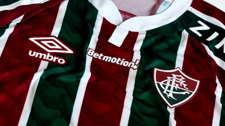 Betmotion ocupava o 'selo peito' da camisa do Fluminense (Foto: Mailson Santana/Fluminense F.C.)