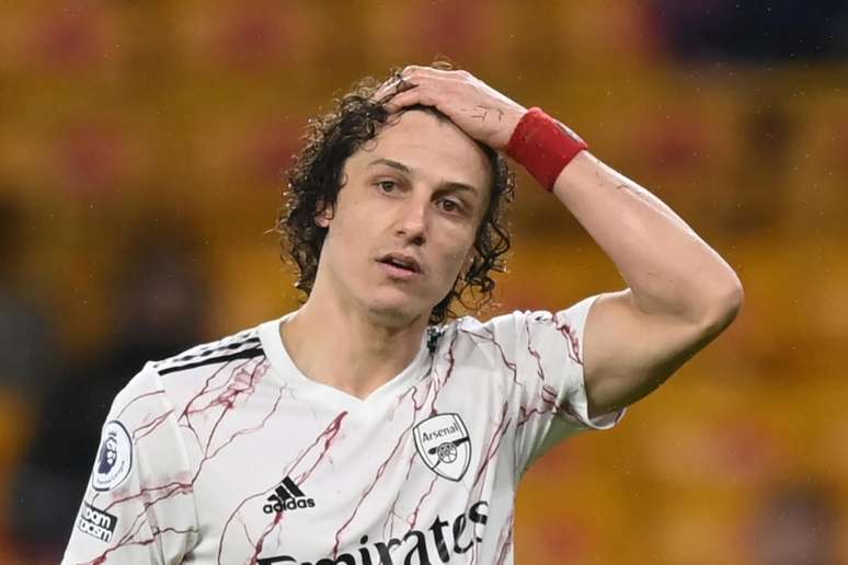 David Luiz atuando pelo Arsenal (Foto: SHAUN BOTTERILL / POOL / AFP)