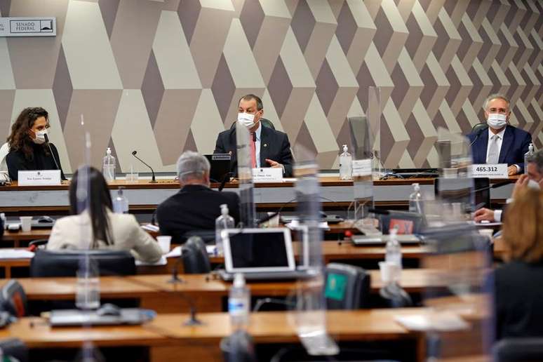 Reunião da CPI da Covid no Senado
REUTERS/Adriano Machado