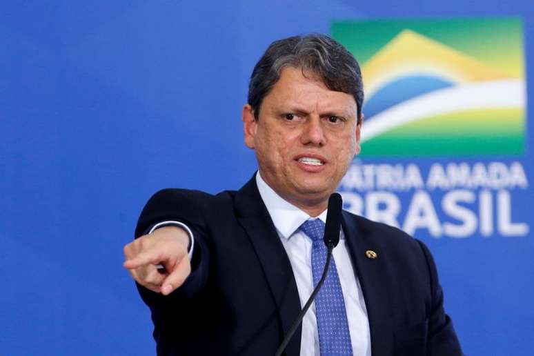 Tarcísio de Freitas, ministro da Infraestrutura 
18/05/2021
REUTERS/Adriano Machado