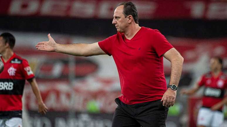 Auxiliares de Rogério Ceni testaram positivo para covid (Foto: Alexandre Vidal/Flamengo)