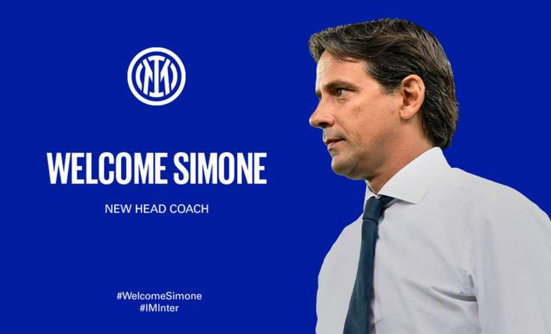 Simone Inzaghi assume o comando da Inter de Milão (Divulgação/Inter)