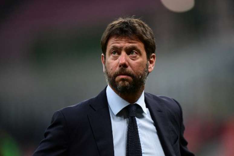 Agnelli segue defendendo a Superliga (Foto: MIGUEL MEDINA / AFP)