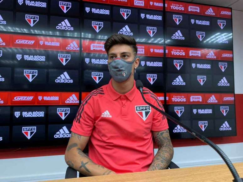 Rigoni está regularizado para fazer sua estreia pelo São Paulo (Foto: Divulgação/São Paulo FC)