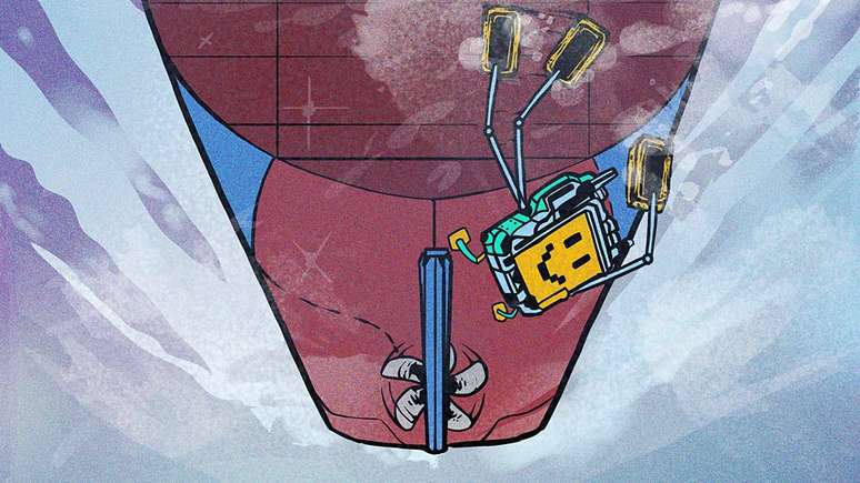 Robôs que lutam limpam cirripedia no fundo do navio podem ajudar a reduzir as emissões