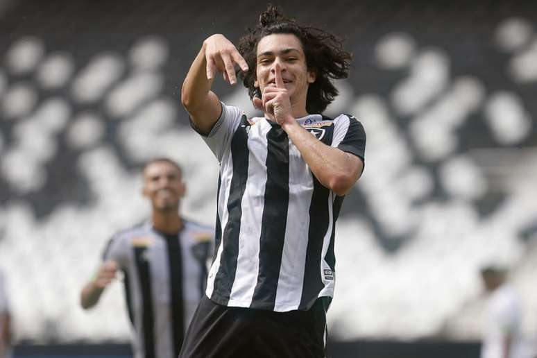 Matheus Nascimento pelo Botafogo (Foto: Vítor Silva/Botafogo)