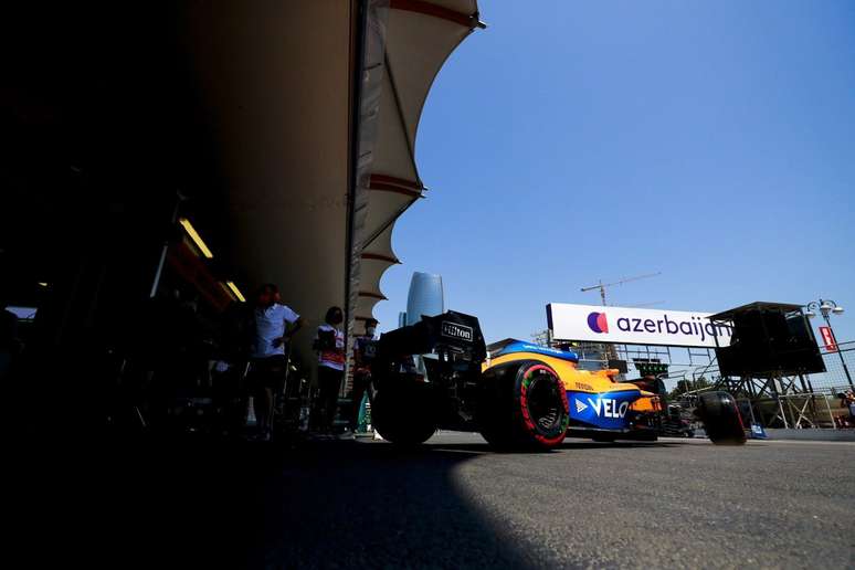 Lando Norris foi punido em tr&ecirc;s posi&ccedil;&otilde;es no grid GP do Azerbaij&atilde;o. Com isso, largar&aacute; na nona coloca&ccedil;&atilde;o 