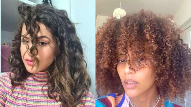 Maisa e Taís Araújo adoram compartilham fotos dos cachos naturais nas redes sociais.