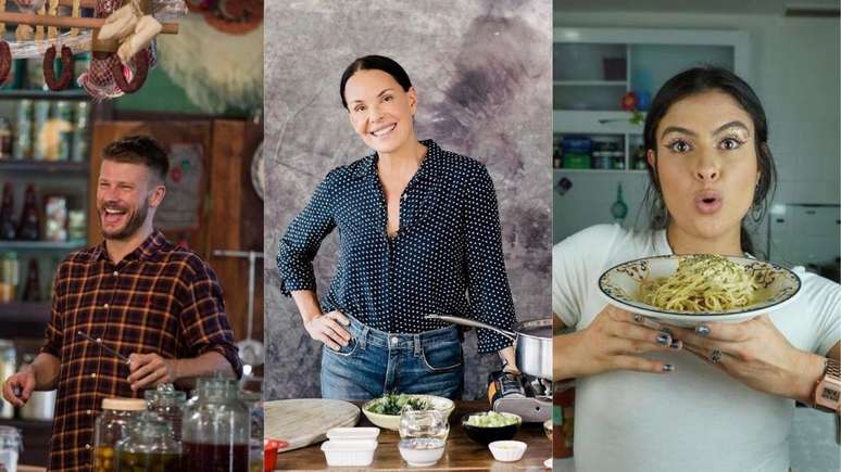 Rodrigo Hilbert, Carolina Ferraz e Hana Khalil sempre compartilham suas experi&ecirc;ncias