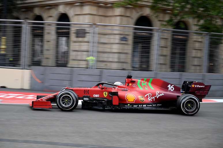 Charles Leclerc aferiu a maior velocidade final do GP do Azerbaij&atilde;o 