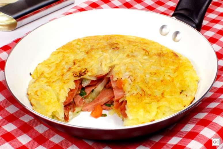 Guia da Cozinha - Batata rosti recheada fácil e deliciosa