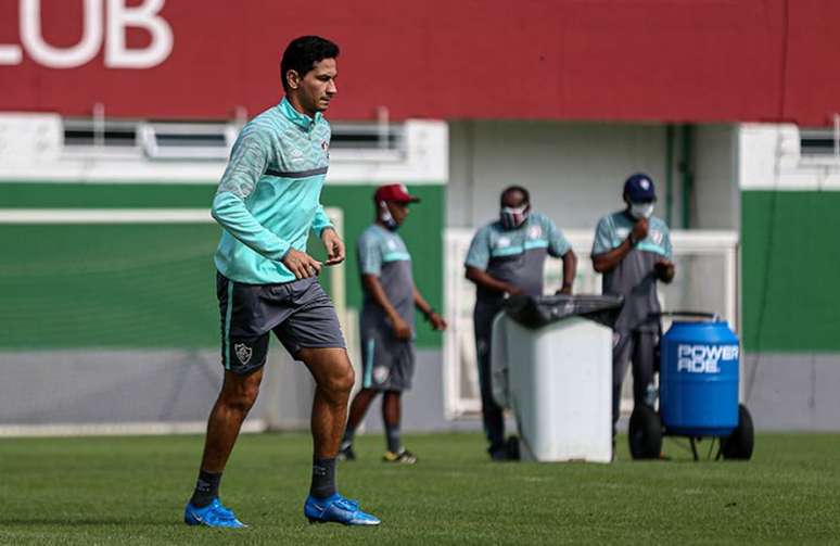 Negociação com o Santos por Ganso continua, mas o atleta treinou no Fluminense (Lucas Merçon/Fluminense FC)