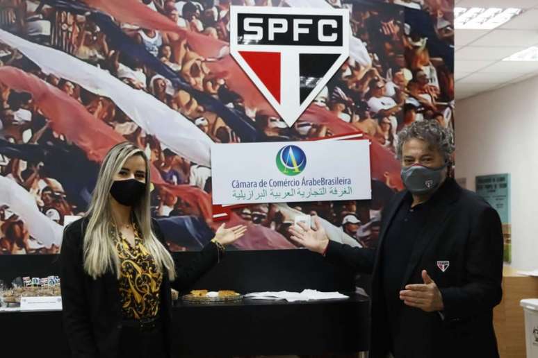 São Paulo fechou parceria com a Câmara de Comércio Árabe-Brasileira (Foto: Divulgação/São Paulo FC)