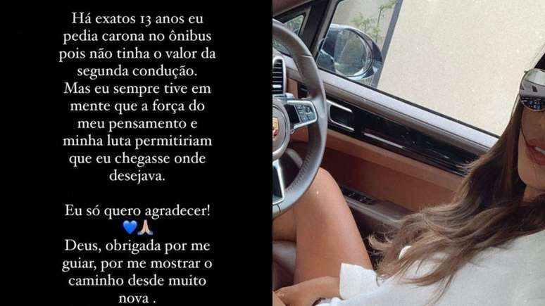 Nas redes sociais, a atriz compartilhou a novidade.