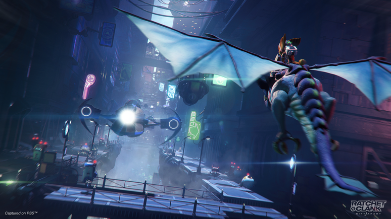 Ratchet e Clank: Em Uma Nova Dimensão é um espetáculo visual