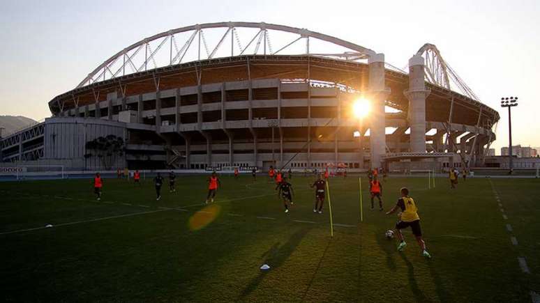 Treino do Botafogo (Foto: Vitor Silva/Botafogo)