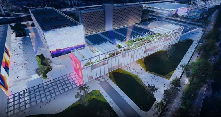 A previsão é que a partir do segundo trimestre de 2024 o Centro de Convenções e o Pavilhão de Exposição sejam reinaugurados, assim como a arena multiuso