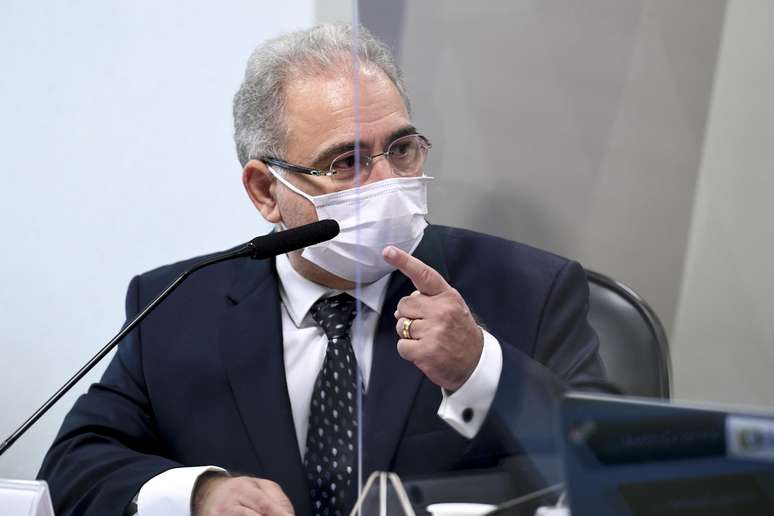 Marcelo Queiroga presta depoimento na CPI da Covid