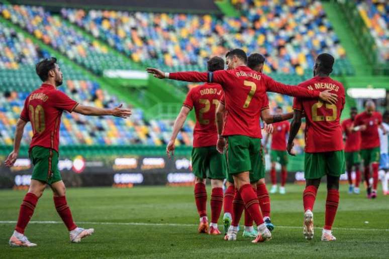 Portugal venceu amistoso contra Israel (Foto: PATRICIA DE MELO MOREIRA / AFP)