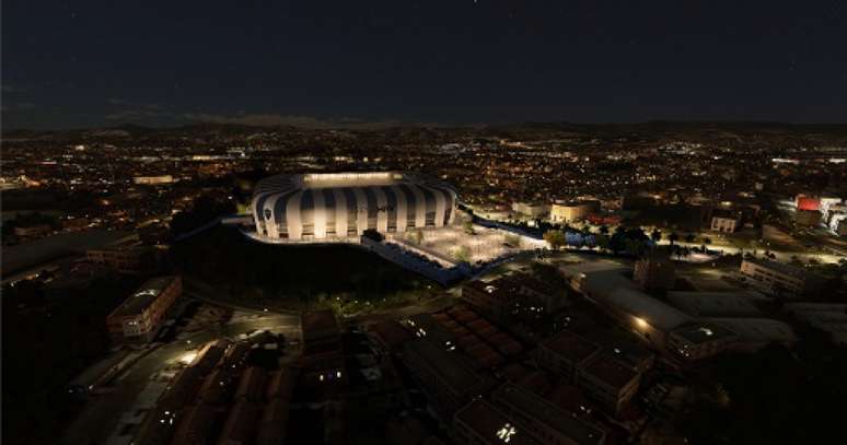 O clube fecha mais uma parceria para o seu estádio, que será inaugurado em 2022-(Divulgação/Arena MRV)