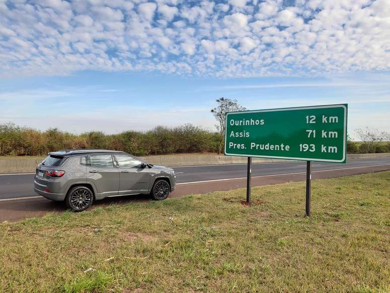 Rodamos cerca de 1.200 km com o novo Compass em SP e PR.