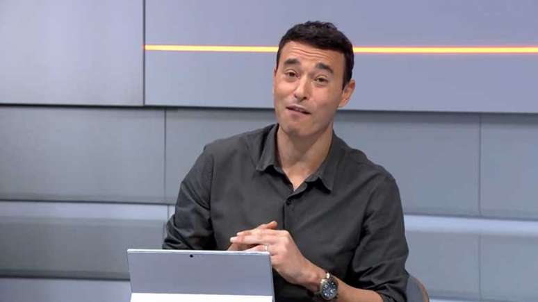 André Rizek é apresentador do programa 'Seleção SporTV' (Reprodução/SporTV)