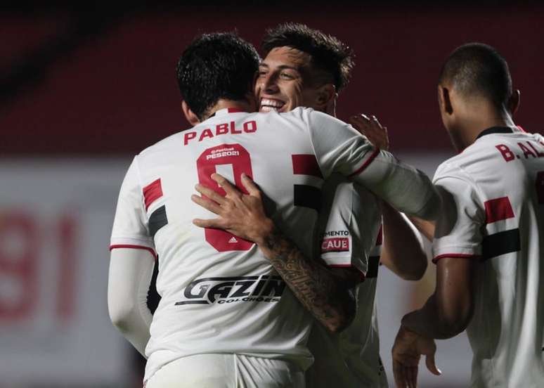 Goleada do São Paulo entrou para a história do Morumbi (Foto: Rubens Chiri / saopaulofc.net)