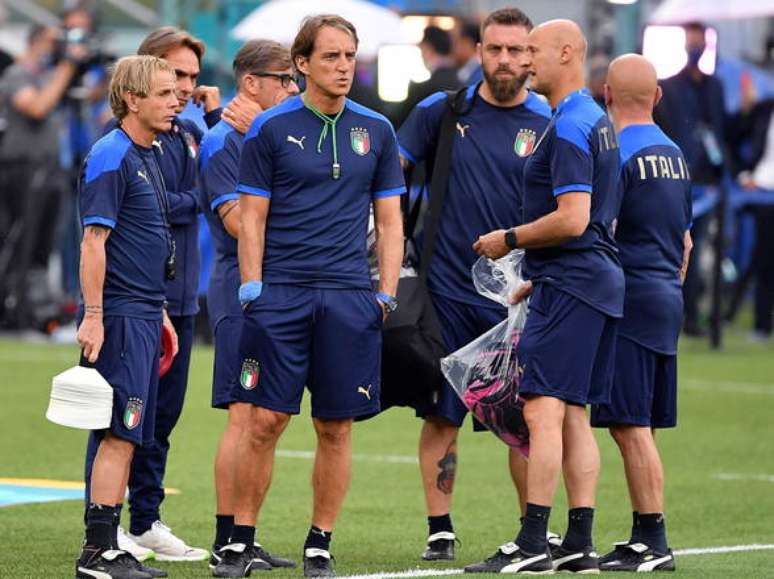 Seleção italiana realizou treino pré-Eurocopa