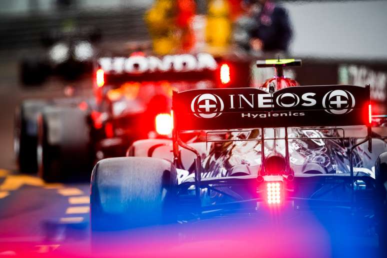 Atrás das Red Bull: esta é a visão da Mercedes no campeonato no momento.